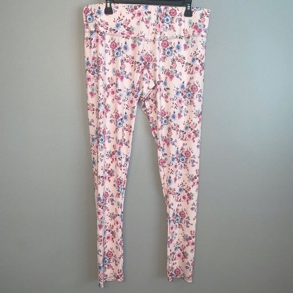 EUC Eliseo Floral Super Soft Leggings Lounge Pants Size XL - Picture 2 of 7